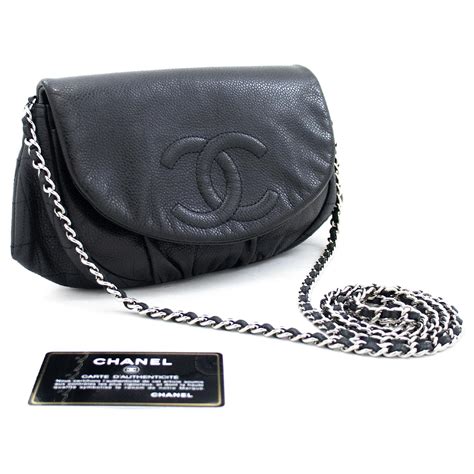 chanel half moon woc|chanel chain bag.